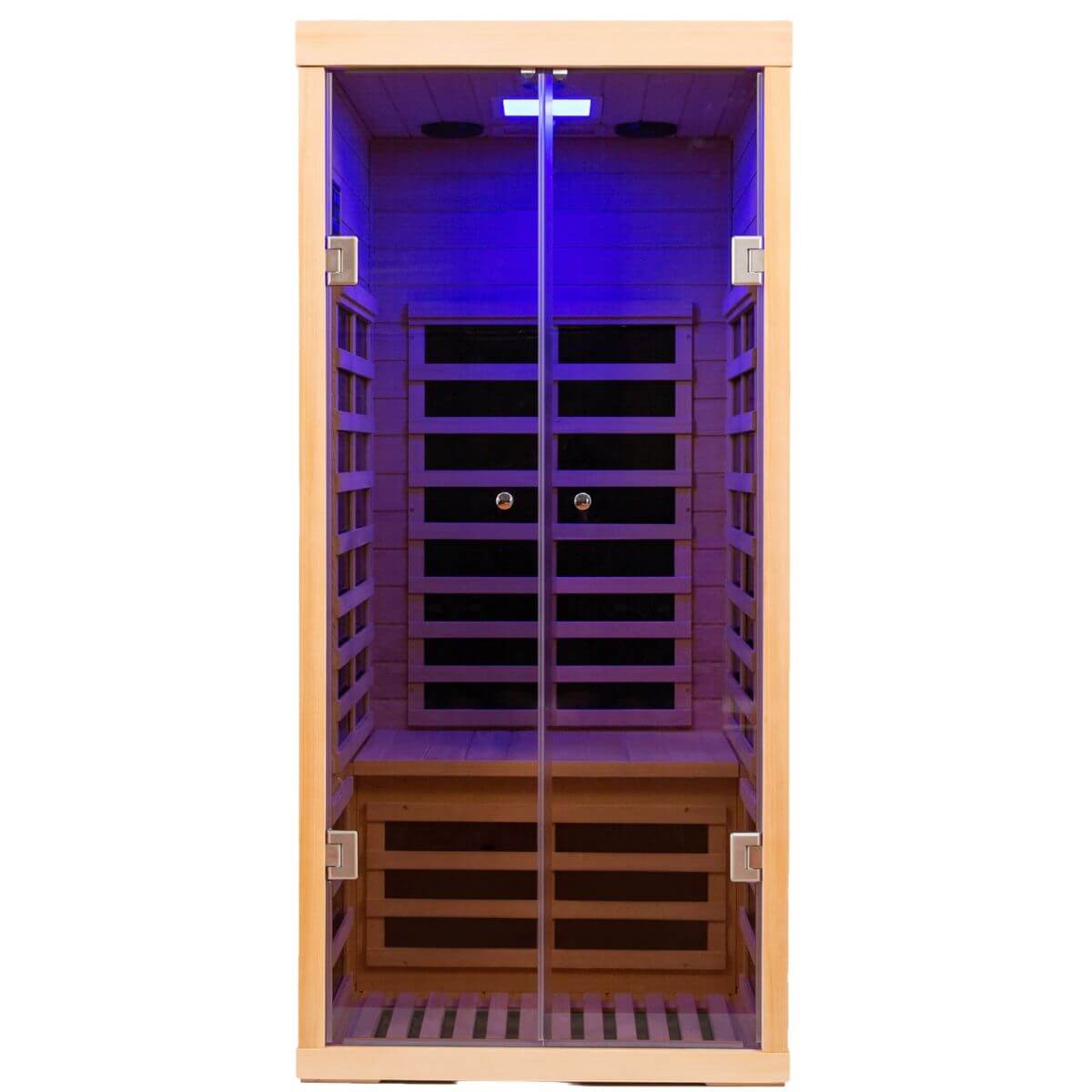 Ample-901SH 1 Person Ultra-Low EMF Far Infrared Sauna | Limited Stock Remaining