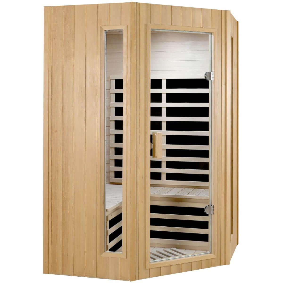 Purity-907GHC Corner 2 Person Far Infrared Sauna | Clearance Sale